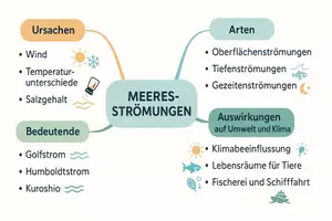 Vorschau - Arbeitsblätter - Arbeitsblatt "Meeresströmungen - Ihre Rolle im globalen Klimasystem" + interaktive Lösung & MP3 + Mindmap + Infografik - Seite 3