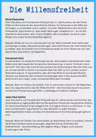 Vorschau - Arbeitsblätter - Die Willensfreiheit – Rollenspiel - Seite 1