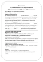 Vorschau - Test - Klassenarbeit | Der Zweite Weltkrieg und der Nationalsozialismus - Seite 1