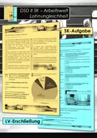 Vorschau - Arbeitsblätter - DSD II SK - Probeprüfung - Arbeitswelt / Lohnungleichheit inkl. LV-Erschließung - Deckblatt
