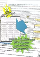 Vorschau - Arbeitsblätter - Vorbereitung DSD II MK - 8 leichte Cluster / Wortketten (Prüfungsteil 1) - Deckblatt
