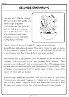 Vorschau - Arbeitsblätter - 3. Klasse - Lesetext mit Leseverständnis - 2-fach differenziert - Seite 1