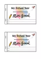 Vorschau - Arbeitsblätter - Mini Reflection Book Englischunterricht End of Year Grundschule Sek I - Seite 2