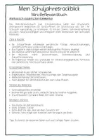 Vorschau - Arbeitsblätter - Schuljahresrückblick Mini Reflexionsbuch Grundschule Sek I - Seite 1