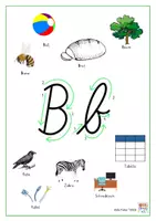 Vorschau - Arbeitsblätter - Ich lerne das Alphabet - Buchstabe B b - Seite 3