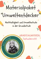 Vorschau - Arbeitsblätter - Materialpaket: Die Umweltentdecker - Nachhaltigkeit im Unterricht - Deckblatt