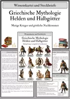 Vorschau - Arbeitsblätter - Griechische Mythologie - Helden und Halbgötter - Wissenskartei und Steckbriefe - Deckblatt