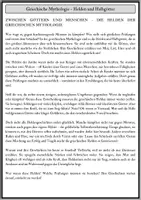 Vorschau - Arbeitsblätter - Griechische Mythologie - Helden und Halbgötter - Wissenskartei und Steckbriefe - Seite 2