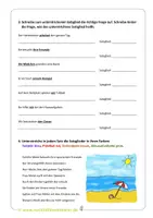 Vorschau - Arbeitsblätter - Satzglieder: Subjekt, Prädikat, Objekt, Adverbiale - Seite 2