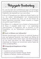 Vorschau - Stundenentwürfe - Szenisches Spiel / Rollenspiele I Fachspezifische Leistung - Seite 1