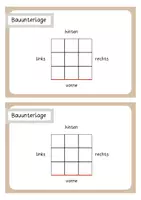 Vorschau - Arbeitsblätter - Bauunterlage Würfelgebäude - Deckblatt