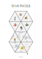 Vorschau - Stationenlernen - Garden: Star Puzzle (Englisch) - Seite 2