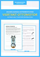 Vorschau - Arbeitsblätter - Technik - Viertakt-Ottomotor - Deckblatt