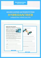 Vorschau - Arbeitsblätter - Technik - Hybridantrieb - Deckblatt