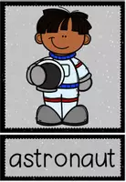Vorschau - Bildkarten - SPACE - Picture + Word Cards - Seite 2