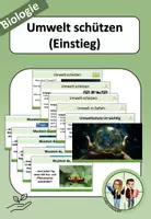 Vorschau - Präsentationen/Tafelbilder - Präsentation_Einstiegsstunde_Umwelt schützen - Deckblatt