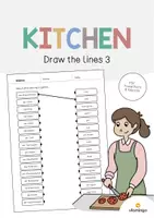 Vorschau - Arbeitsblätter - Kitchen: Draw the lines 3 (Englisch) - Deckblatt