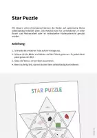 Vorschau - Stationenlernen - Kitchen: Star Puzzle (Englisch) - Seite 1