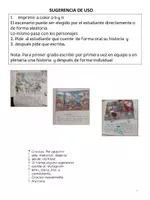 Vista previa - Hojas de trabajo - ESCENARIOS PARA ESCRIBIR HISTORIAS 3-3 - página 1