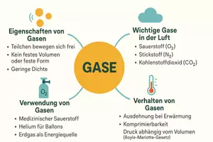 Vorschau - Arbeitsblätter - Arbeitsblatt "Gase" + interaktive Lösung & MP3 + Mindmap + Infografiken - Seite 3