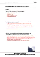 Vorschau - Arbeitsblätter - Europäisches Parlament - Arbeitsblätter und Lösungen PDF - Seite 3