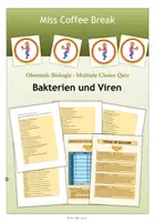 Vorschau - Quiz - Bakterien und Viren - Quiz - Deckblatt