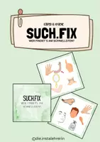 Vorschau - Spiele - SUCH.FIX - Wer findet am schnellsten? - Körper&Hygiene - Deckblatt