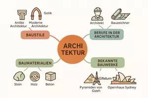 Vorschau - Arbeitsblätter - Arbeitsblatt "Architektur" + Onlineübung & MP3 + Mindmap + Infografik - Seite 3