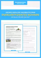 Vorschau - Arbeitsblätter - Technik - Energieeffizientes Wohnen - Deckblatt