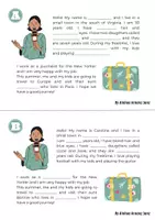 Vista previa - Hojas de trabajo - Text info gap - Actividad de speaking y listening en inglés - página 1