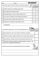 Vorschau - Arbeitsblätter - Lesetext - Auf dem Bauernhof (Klasse 1-2) - Seite 3