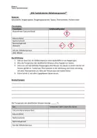 Vorschau - Arbeitsblätter - Arbeitsmaterial: Lösen von Salzen / Kältekompresse (bearbeitbar) - Seite 1