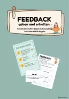 Vorschau - Arbeitsblätter - Feedback geben / Rollenspiel / Regelposter / Präsentation - Deckblatt
