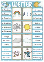 Vorschau - Spiele - Wetter Klammerkarten Deutsch Deutsch als Zweitsprache - Seite 3