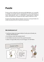 Vorschau - Stationenlernen - Easter: Puzzle (Englisch) - Seite 1
