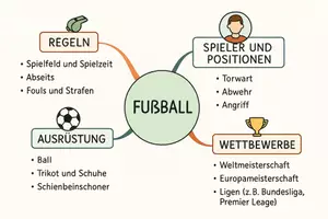 Vorschau - Arbeitsblätter - Arbeitsblatt zum Thema "Fußball" + Onlineübung & MP3 + Mindmap + Infografik - Seite 3