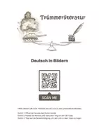 Vorschau - Arbeitsblätter - Trümmerliteratur - Merkmale einer literarischen Epoche - Deckblatt
