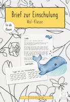 Vorschau - Anderer Materialtyp - Einschulungsbrief: Wal-Klasse - Deckblatt