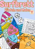 Vorschau - Arbeitsblätter - Kunst im Sommer: Surfbrett Würfeln und Malen Pop Art - Deckblatt