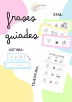 Vista previa - Tarjetas / Manipulativos - FRASES GUIADES: estructuració oral, lectura i escriptura - Portada