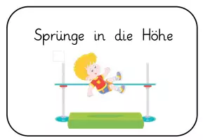 Vorschau - Unterrichtsreihen - Sport: Materialpaket zum Thema Springen in Klasse 1 und 2 - Seite 3