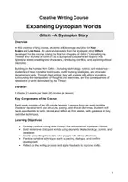 Vorschau - Stundenentwürfe - Expanding Dystopian Worlds - Creative Writing Course / Visions of the Future (Unterrichtsreihe) - Seite 1