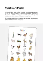 Vorschau - Poster - Farm: Vocabulary Poster (Englisch) - Seite 1