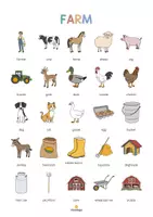 Vorschau - Poster - Farm: Vocabulary Poster (Englisch) - Seite 3