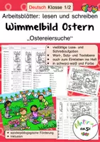 Vorschau - Arbeitsblätter - Wimmelbild Ostern, lesen und schreiben, Arbeitsblätter - Deckblatt