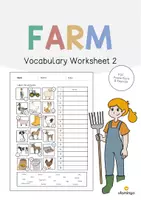 Vorschau - Arbeitsblätter - Farm: Vocabulary Worksheet 2 (Englisch) - Deckblatt