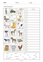 Vorschau - Arbeitsblätter - Farm: Vocabulary Worksheet 2 (Englisch) - Seite 3