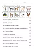 Vorschau - Arbeitsblätter - Farm: What am I? - Worksheet (Englisch) - Seite 2