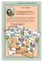 Vorschau - selbst erstellte Cliparts/Grafiken - Lernlandkarte / Advance Organizer - Deckblatt