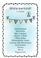 Vorschau - Spiele - Winterwerkstatt 2.Klasse - Deckblatt